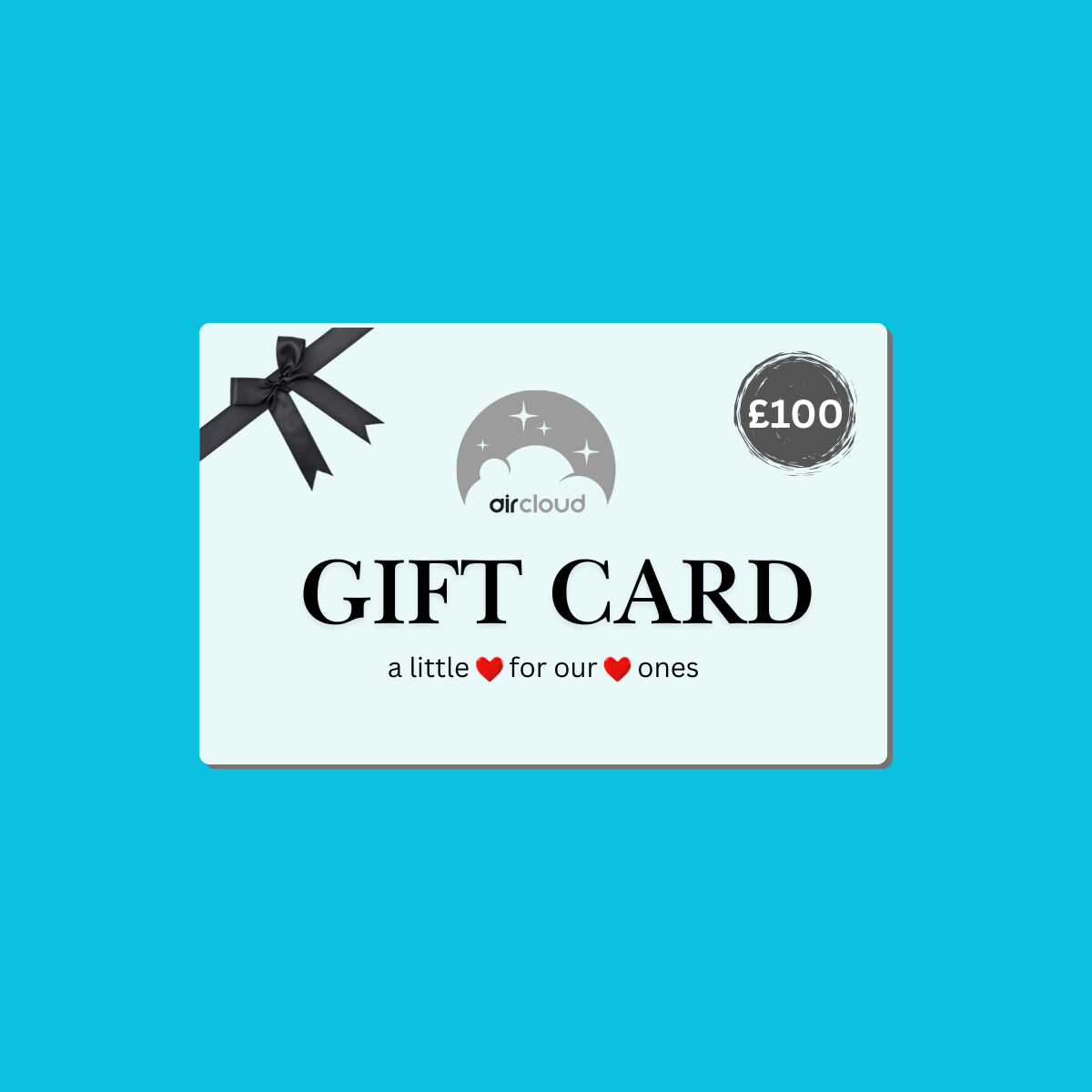 AirCloud's gift card £100