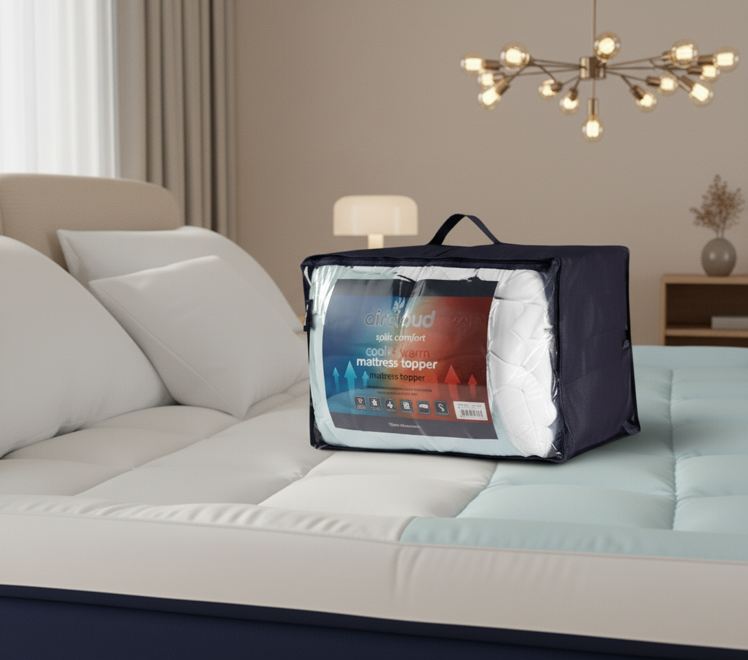 10CM Cool & Warm Mattress Topper - Aircloud