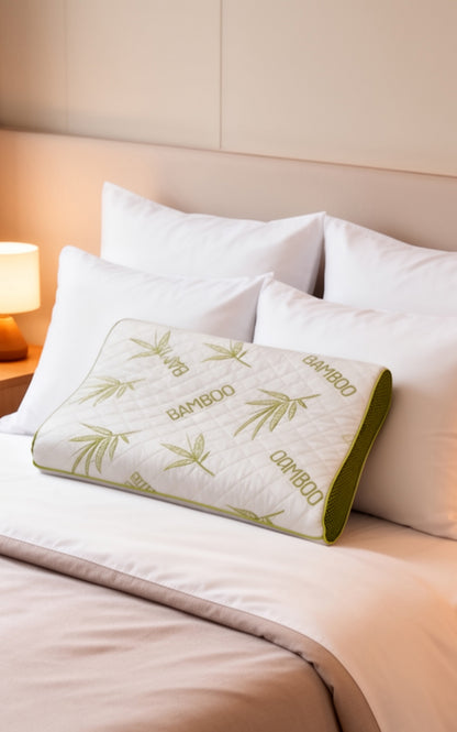 Contour Bamboo Memory Foam Pillow