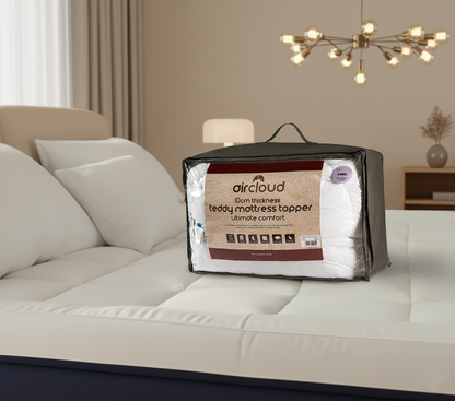 Teddy 10cm Mattress Topper - Aircloud