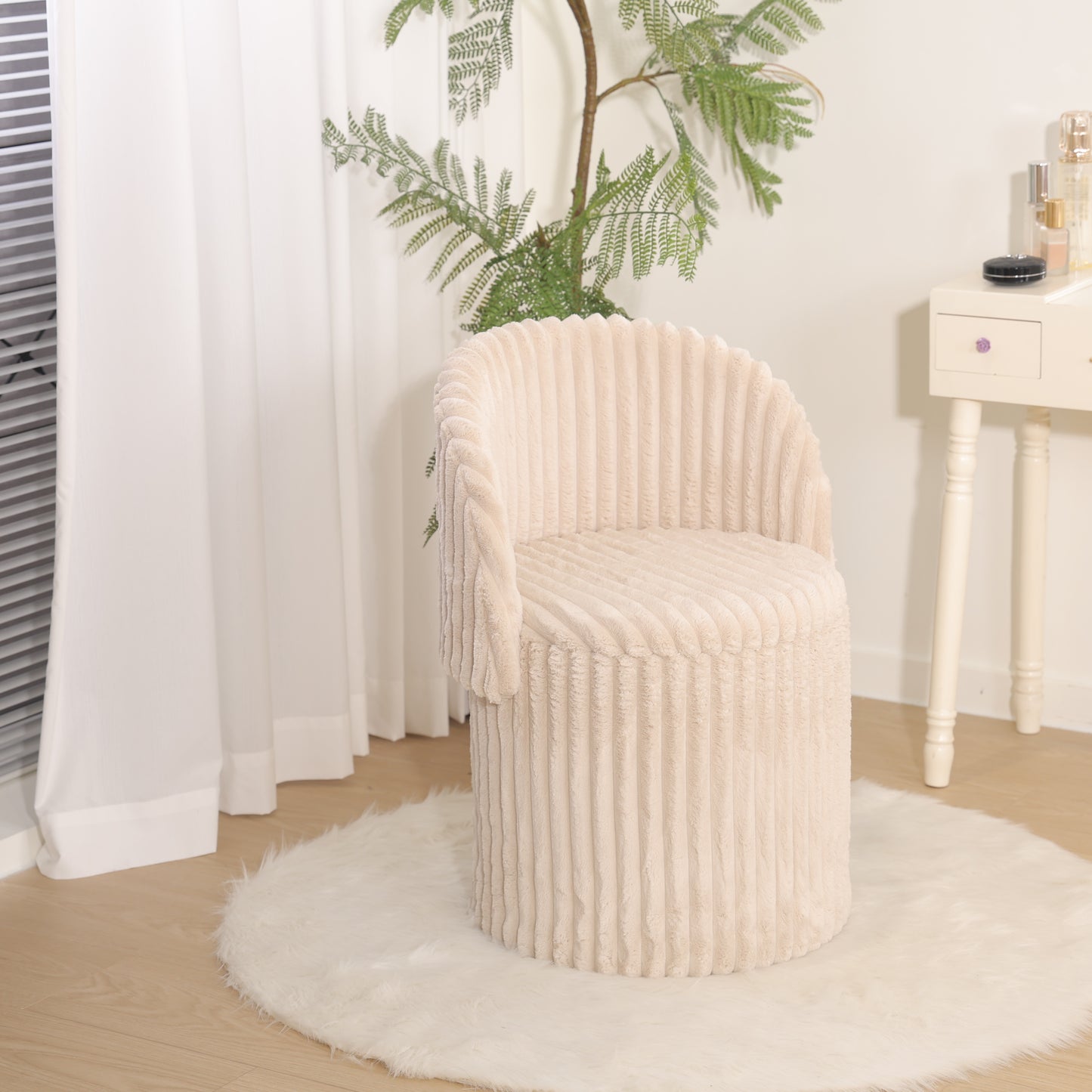 3 in 1 Harp Ottoman Storage Stool - Aircloud