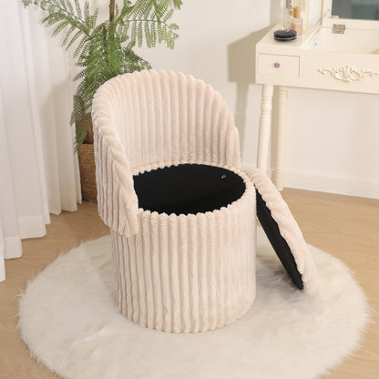 3 in 1 Harp Ottoman Storage Stool - Aircloud