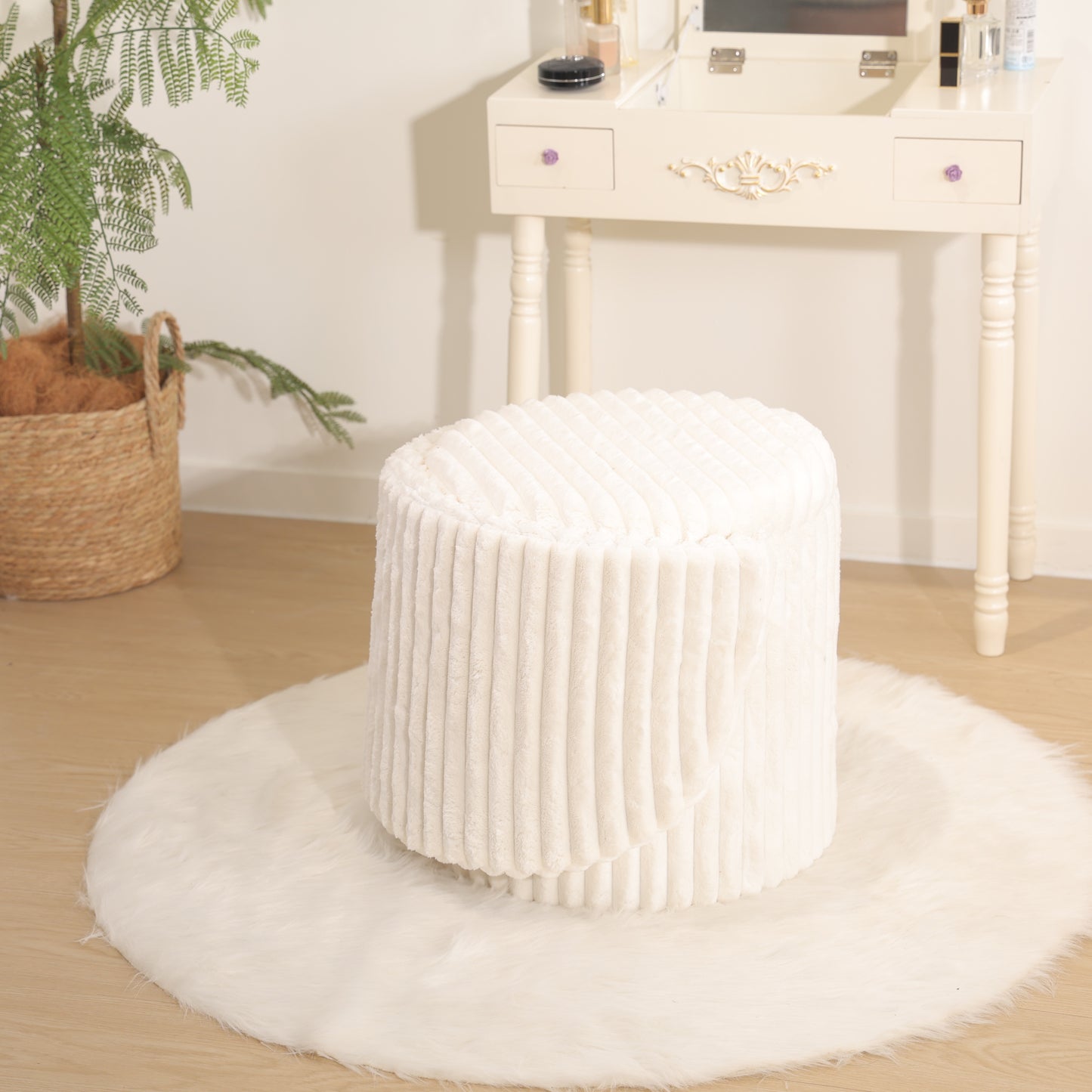 3 in 1 Harp Ottoman Storage Stool