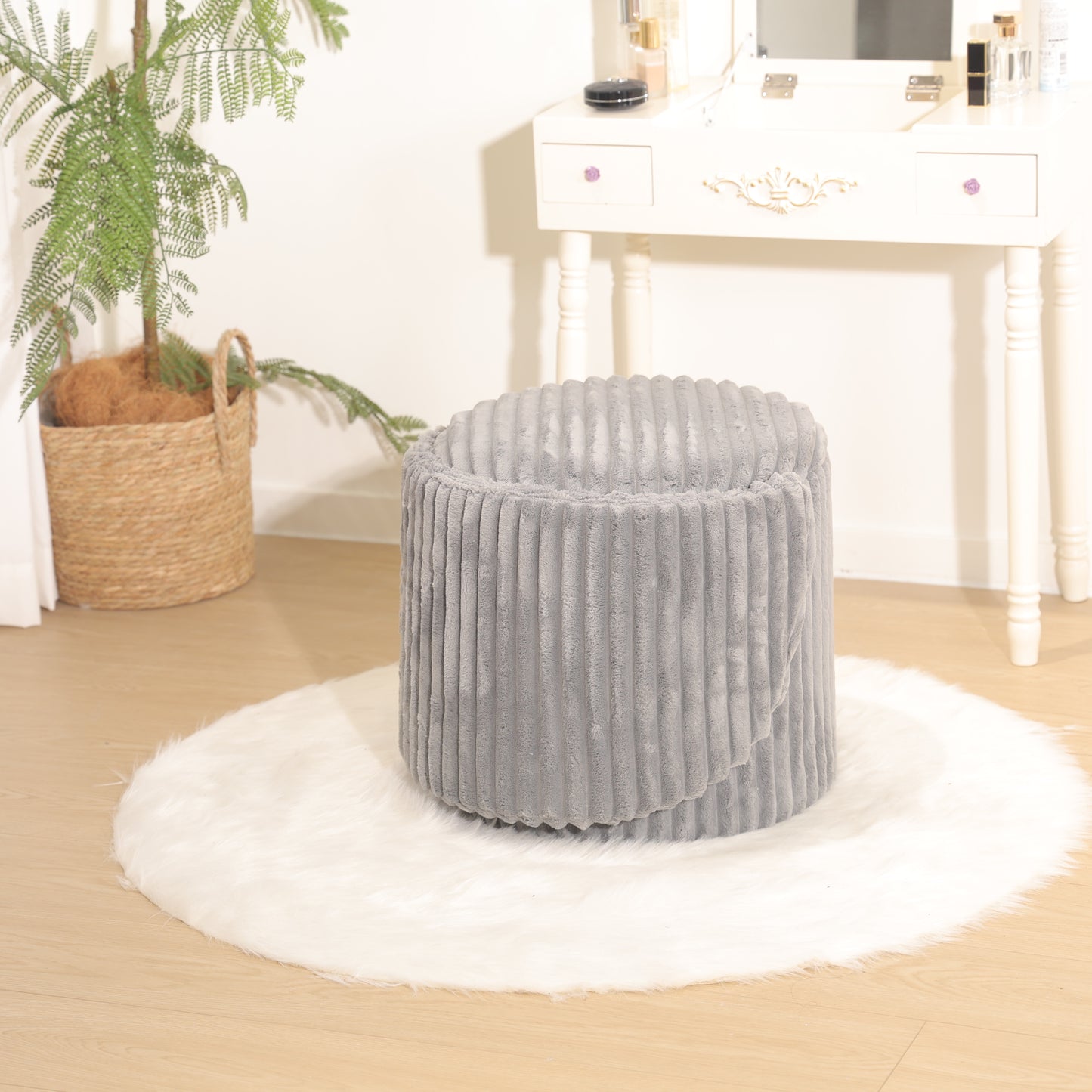 3 in 1 Harp Ottoman Storage Stool