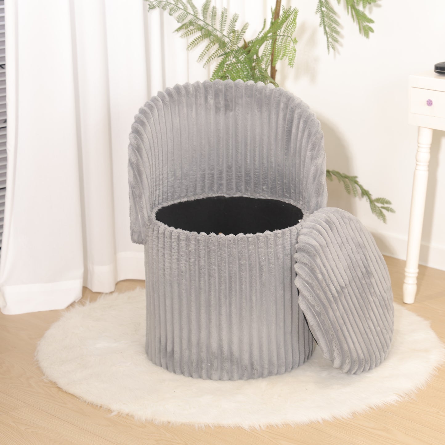 3 in 1 Harp Ottoman Storage Stool