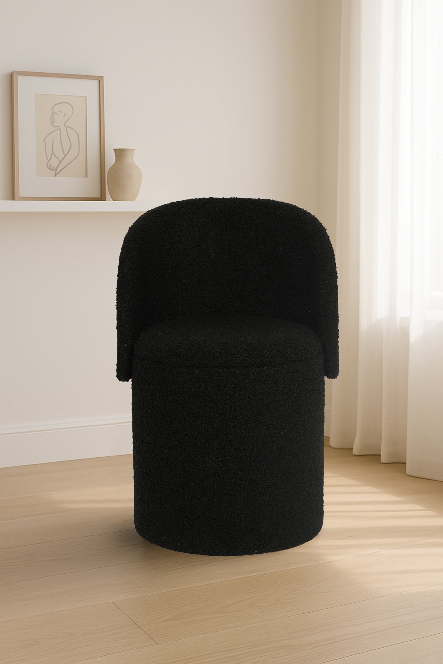 3 In 1 Harp Ottoman Storage Stool Box